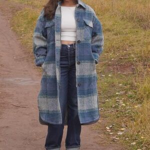 Levi-s Women's Blue and Grey Jacket